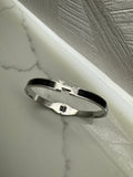 Silver H Bracelet
