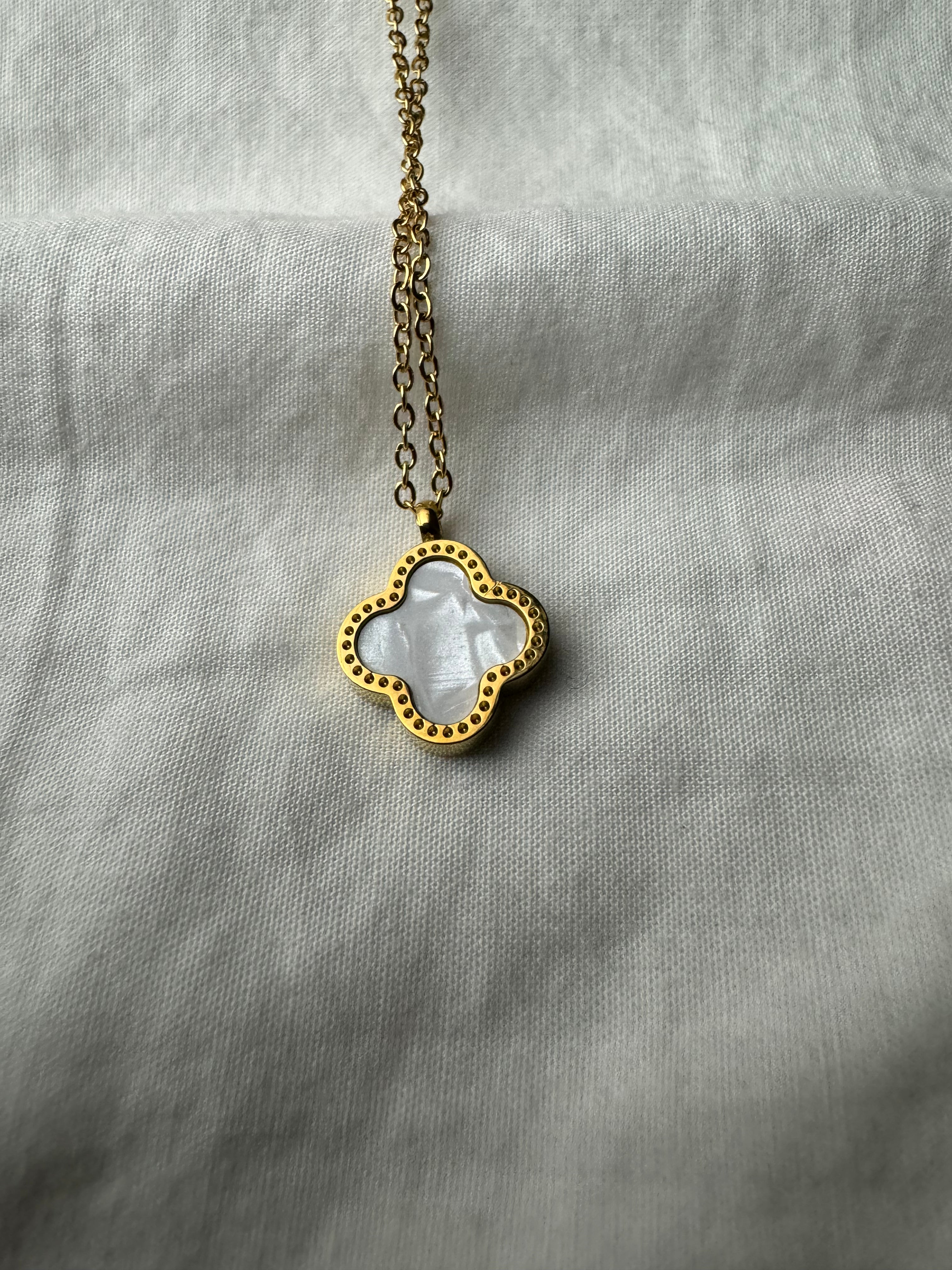 Gold Clover Necklace