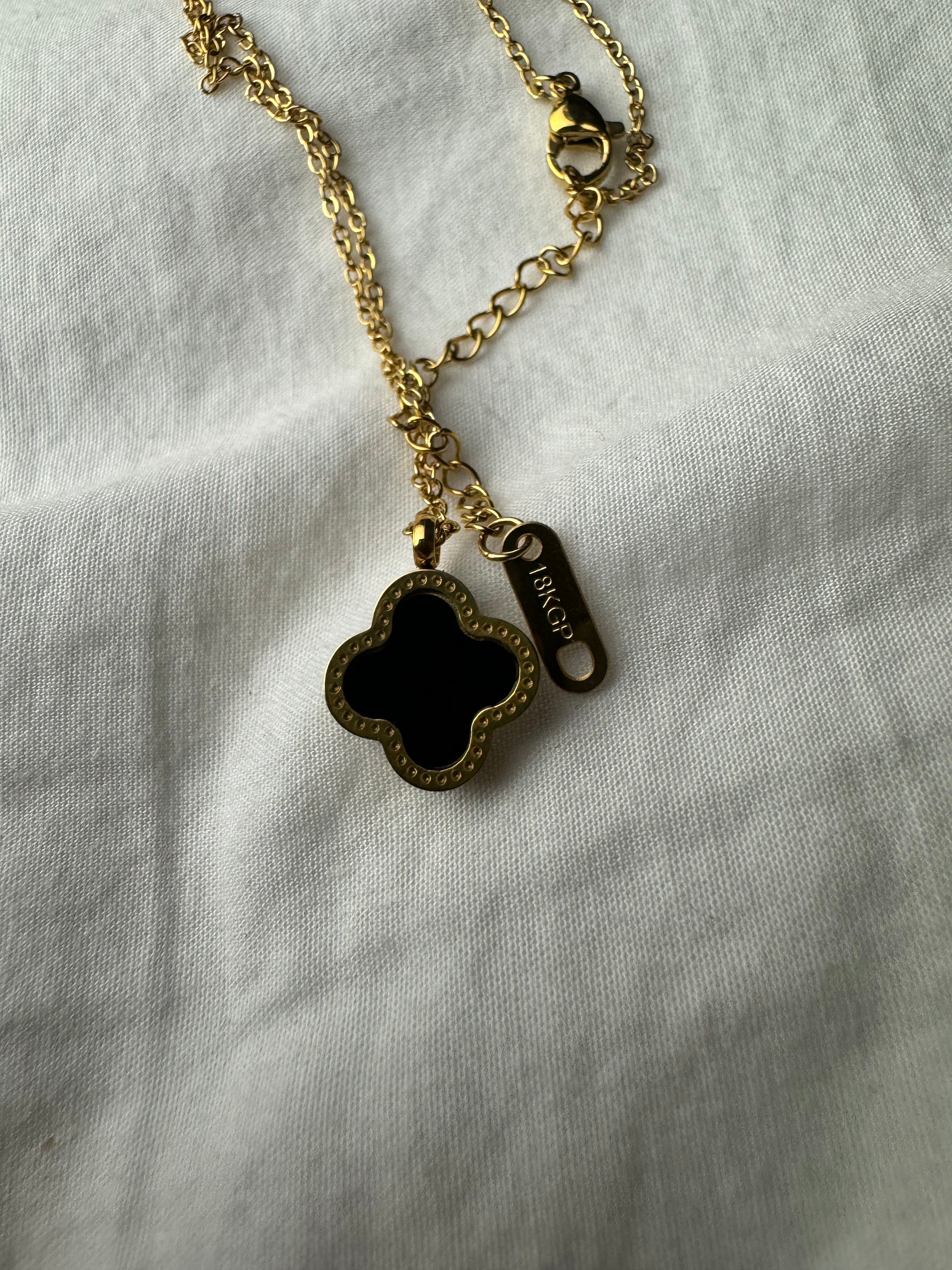 Gold Clover Necklace