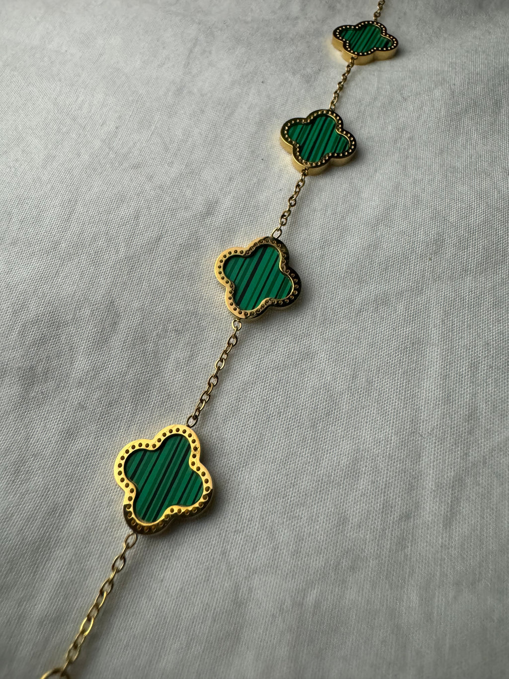 Gold Clover Bracelet