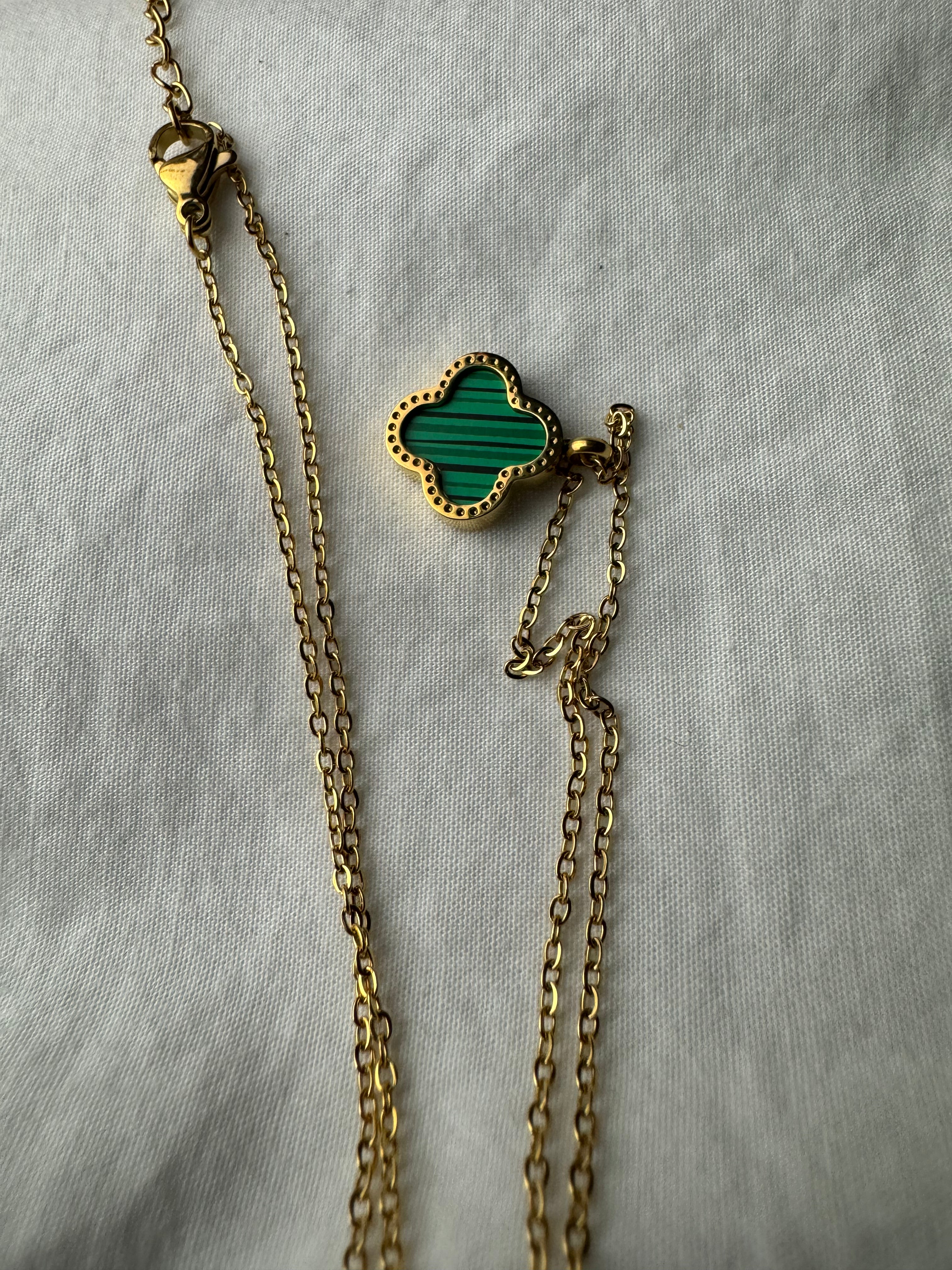 Gold Clover Necklace