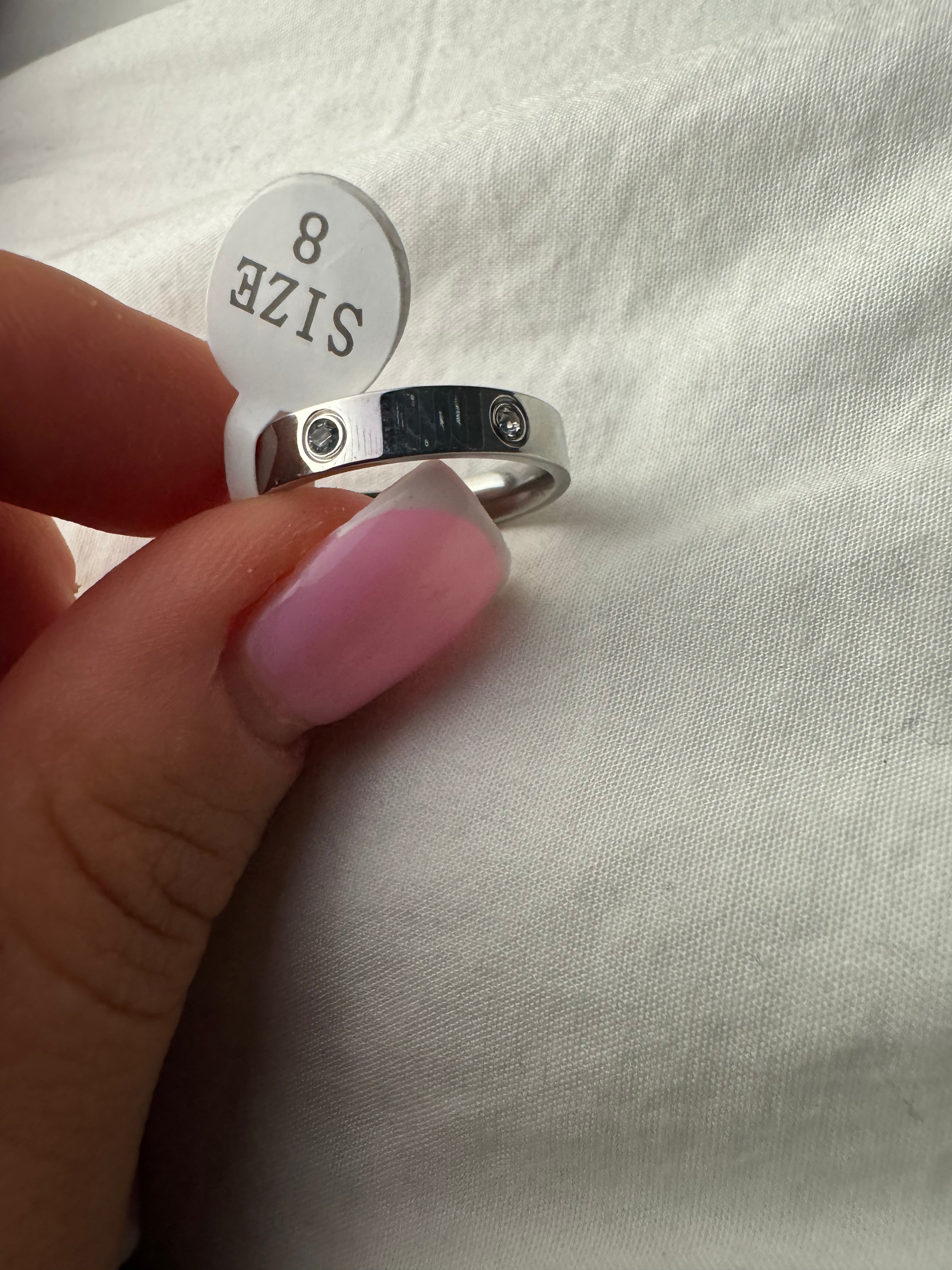 Silver Love Ring