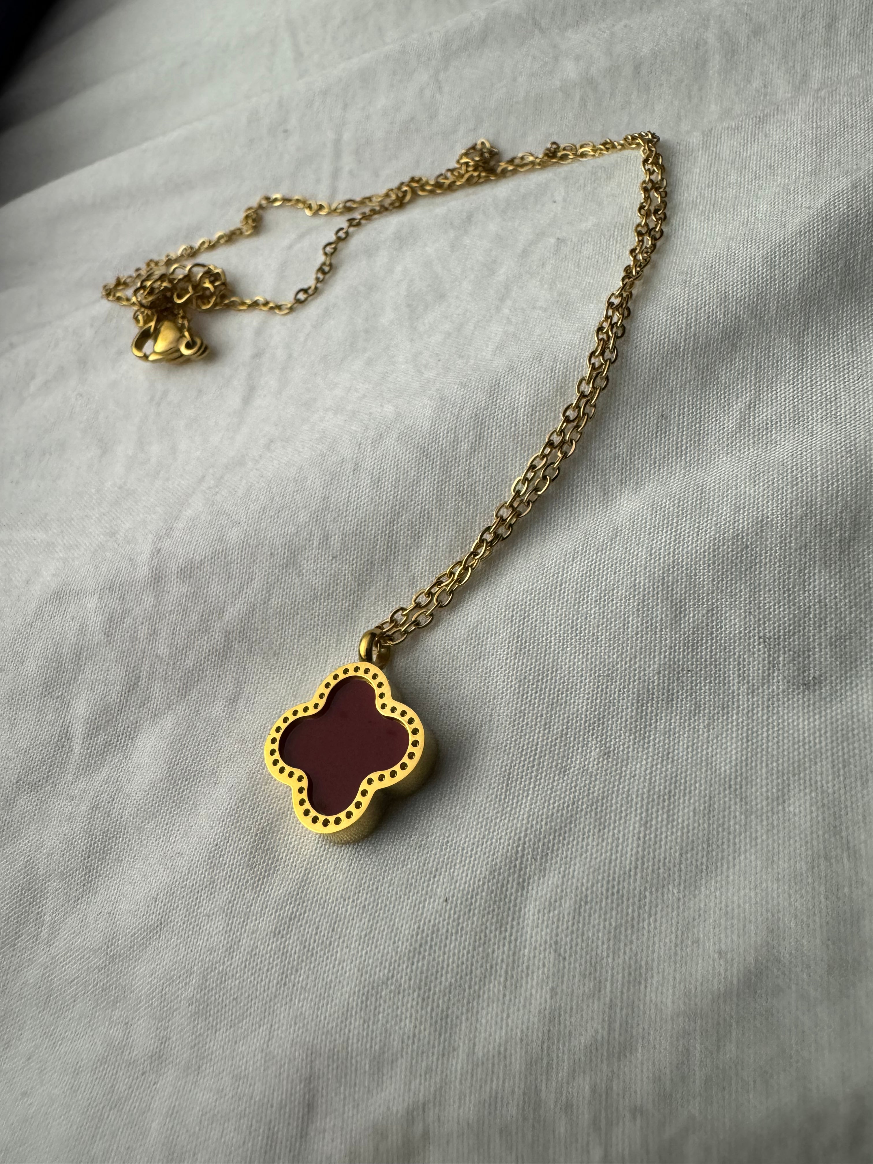 Gold Clover Necklace